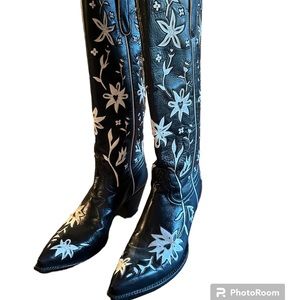 Liberty boot Cowboy boots, size 7.5, black